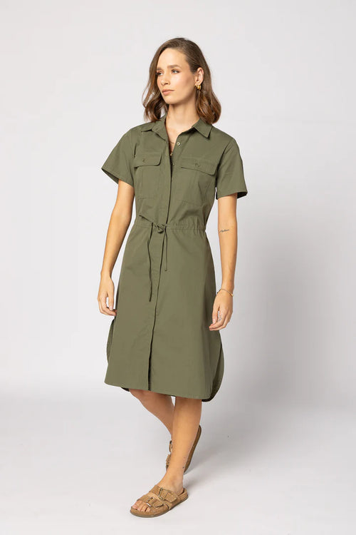Biddy Dress - Khaki