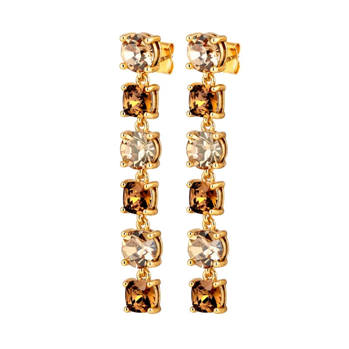 Dyrberg Kern Echo Gold earrings, Golden