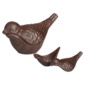Cast iron bird key keeper