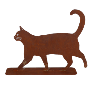 Garden Decoration Cat Walking
