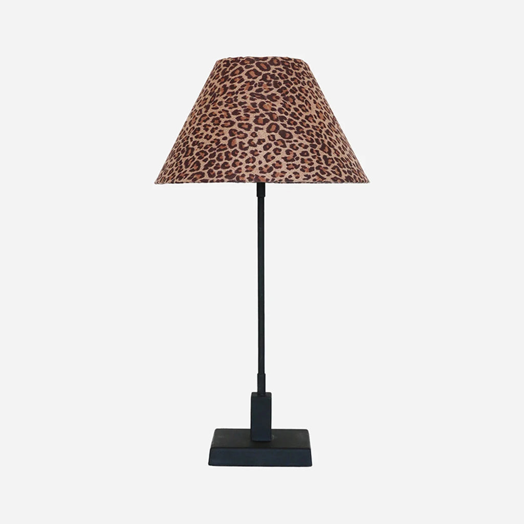 Leopard print lamp shade