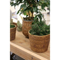 Aztec Geometric Planter - Medium