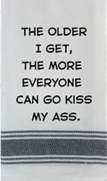 Tea towel kiss my ass 40x70
