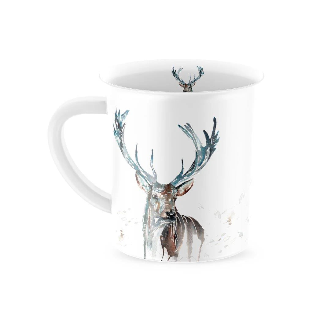 Fine bone china mug Stag