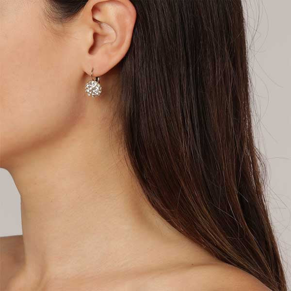 Dyrberg Kern Blost Gold earrings, Golden