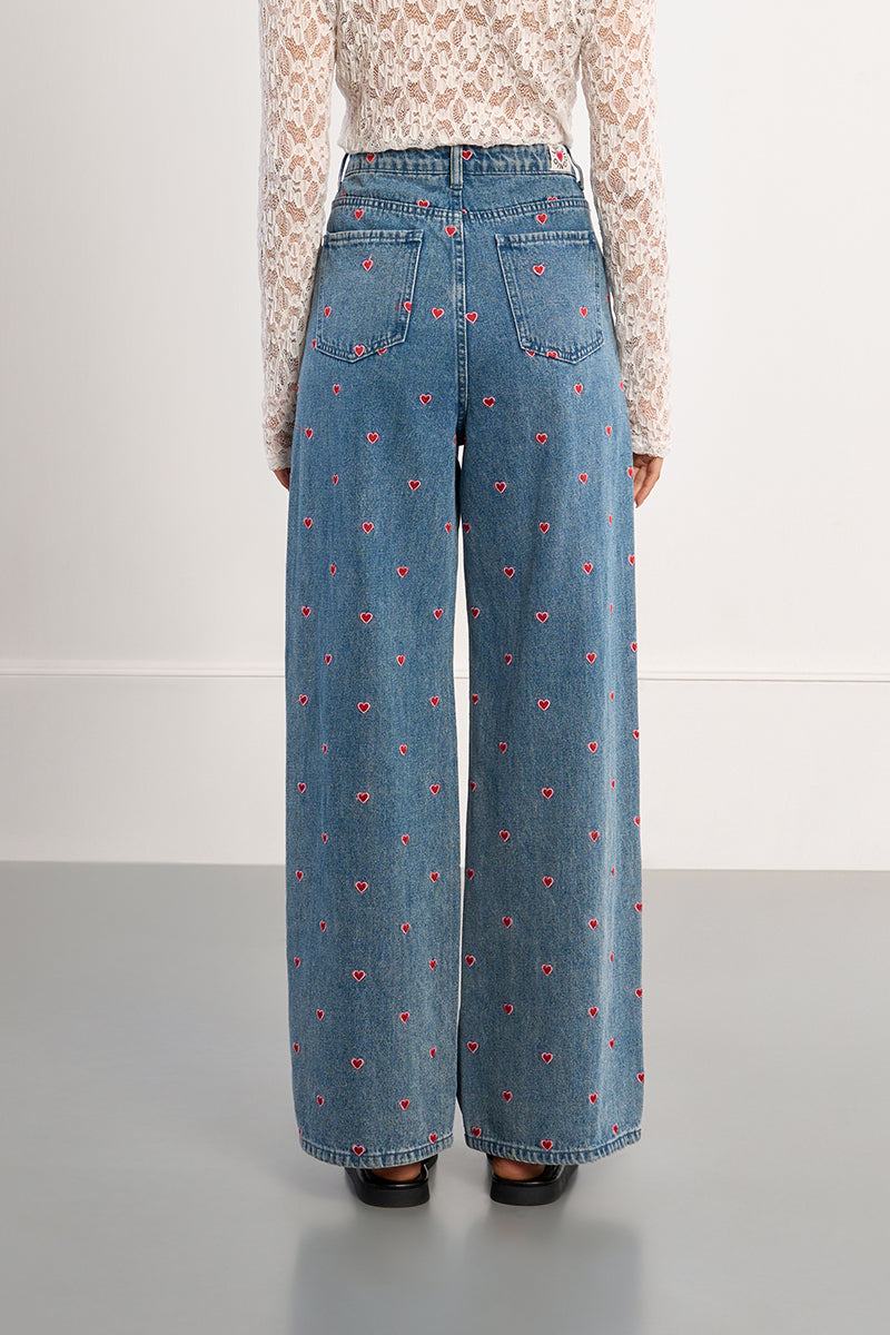 Lili Sidonio Woven Pants, Denim Blue