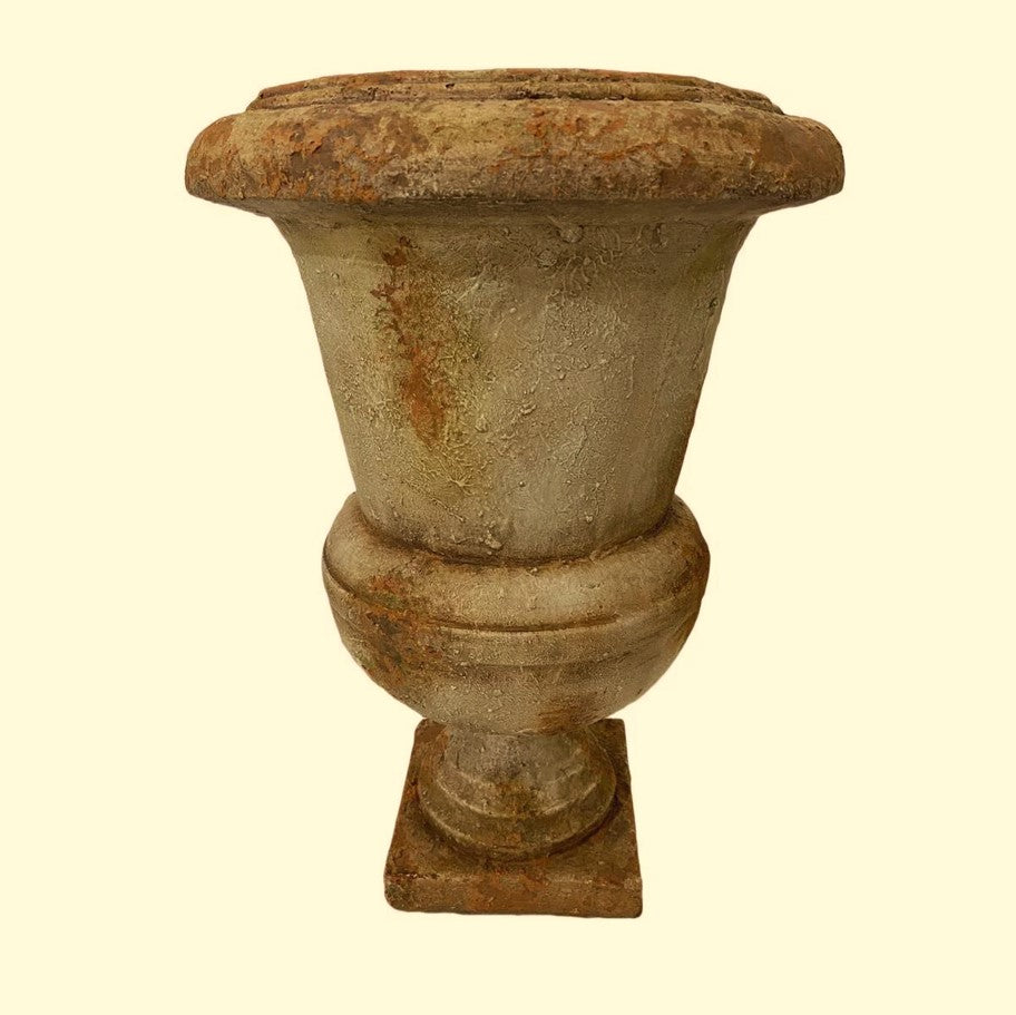 -URN INDOOR & OUTDOOR - ANTIQUE MARBLE MAGNESIA COMPOSITE