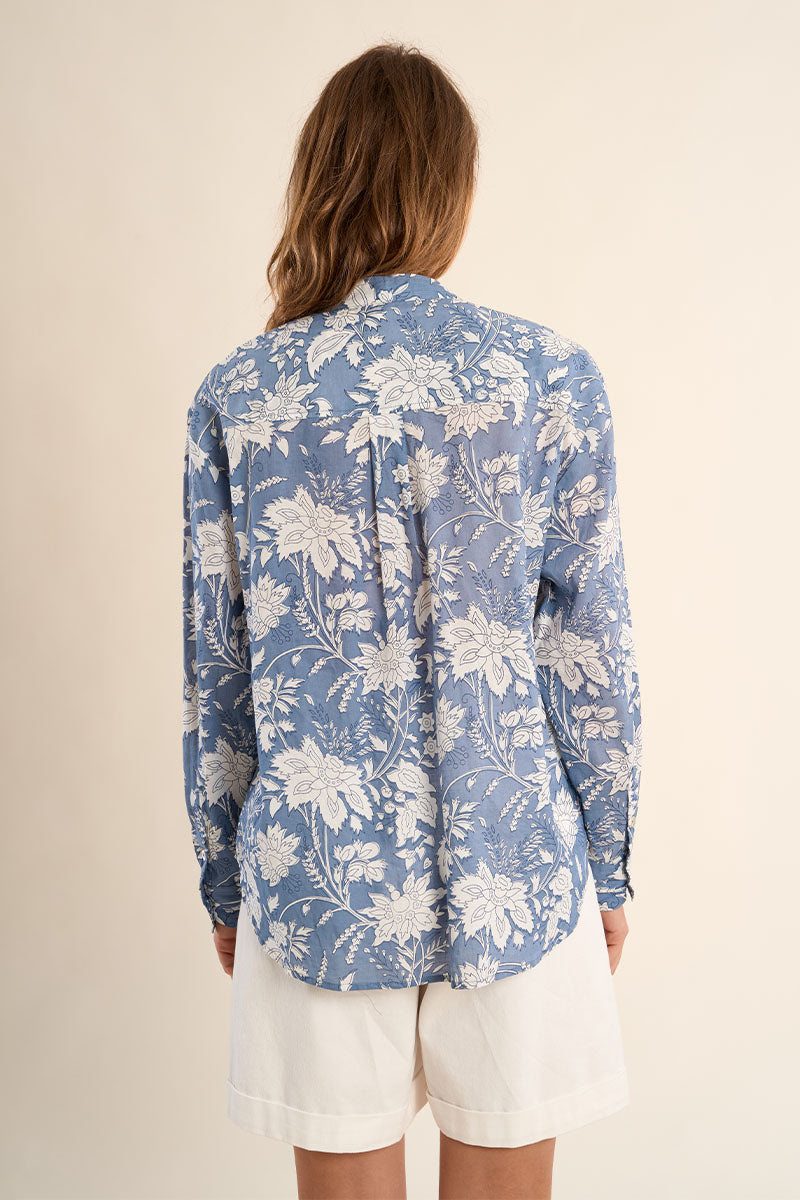 Molly Bracken Woven Shirt - Blue Diviya