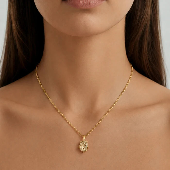 Dyrberg Kern Orb Gold necklace, Golden