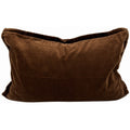 Snugg & Co cushion camel brown velvet