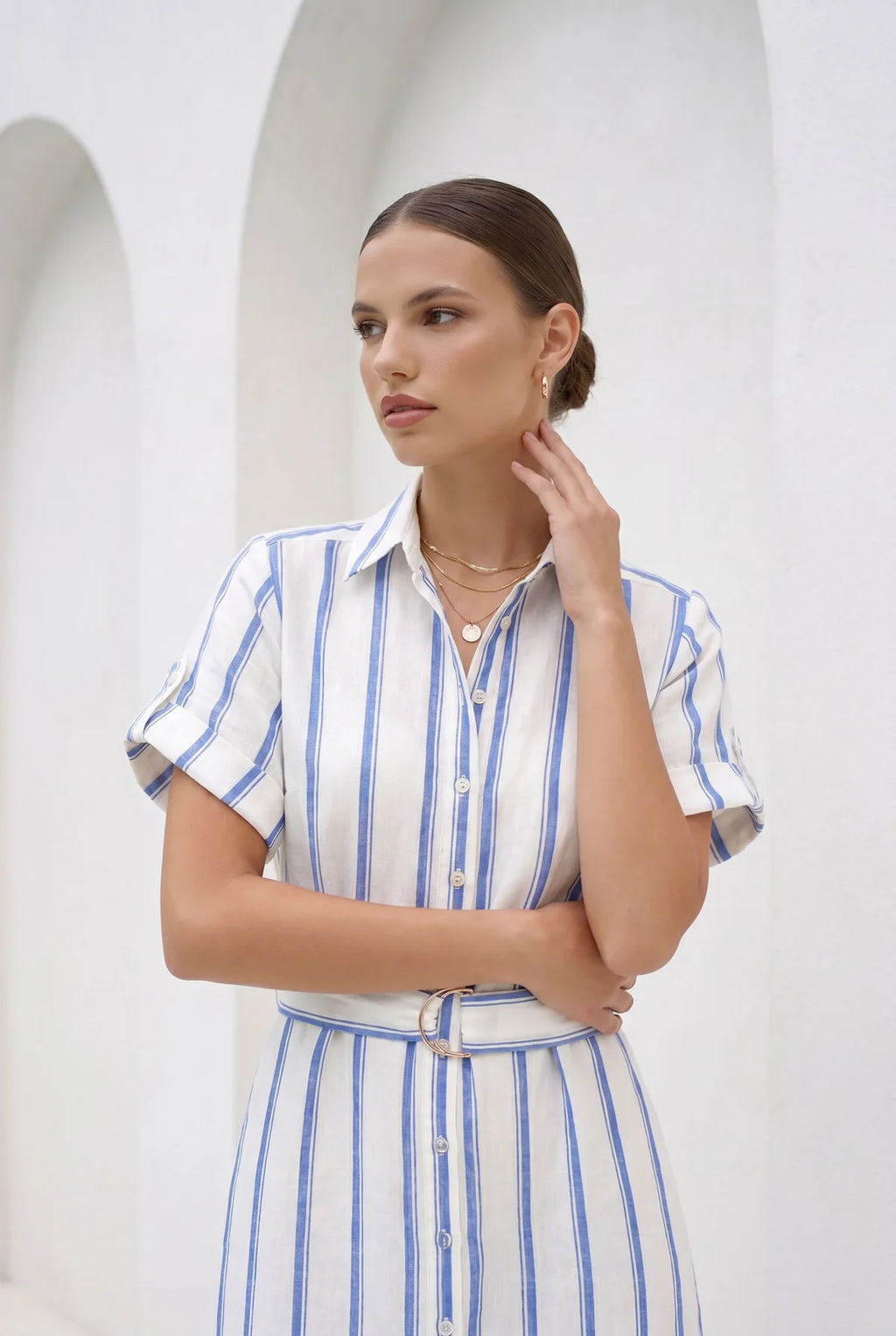 GDS Lyra Linen Dress
