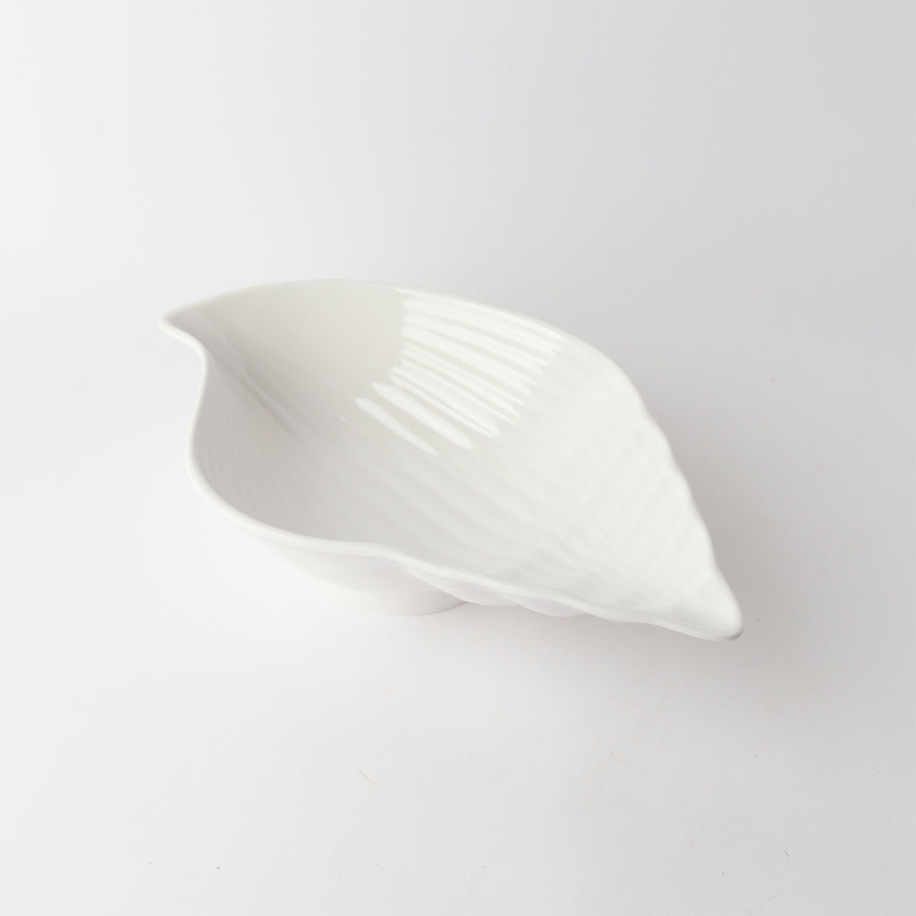 Melamine Conch shell - White