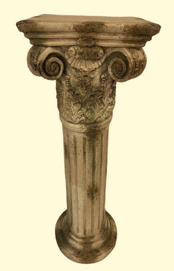 PLINTH- INDOOR &amp; OUTDOOR - ANTIQUE MARBLE MAGNESIA COMPOSITE