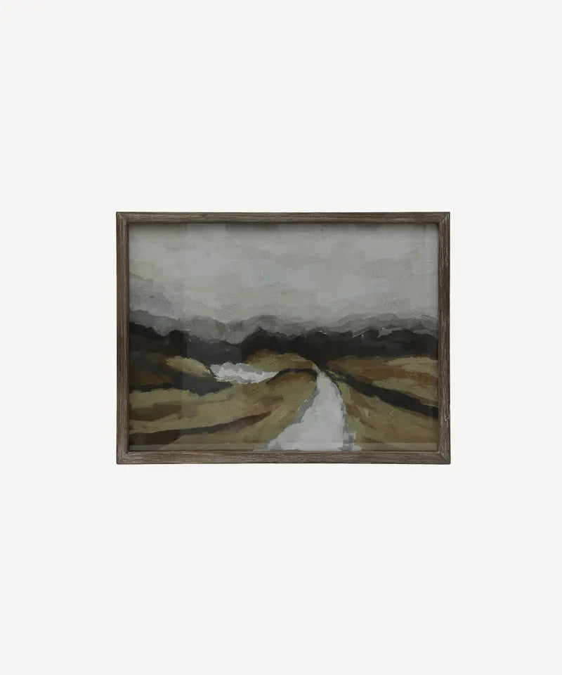 Valley landscape wall art