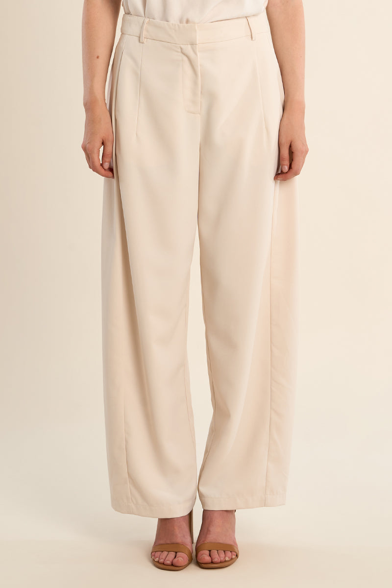 Molly Bracken Woven Pants - Cream