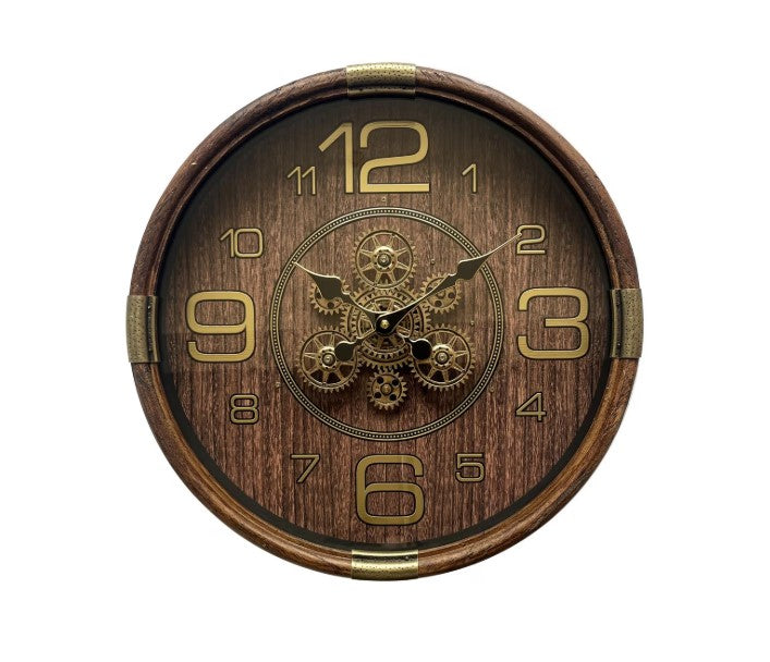 Round Gear Clock