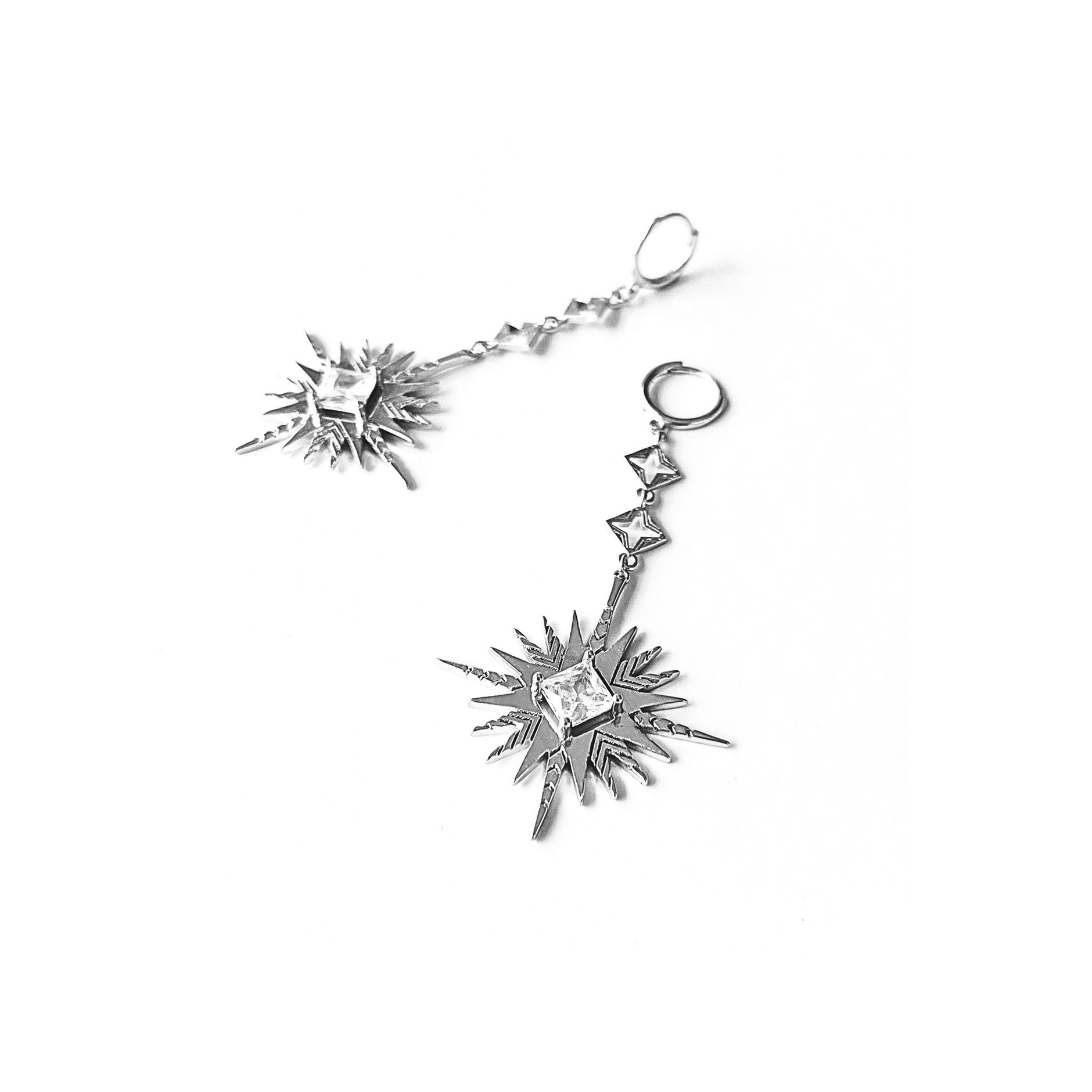 Byzantine x Solar Earrings - Silver