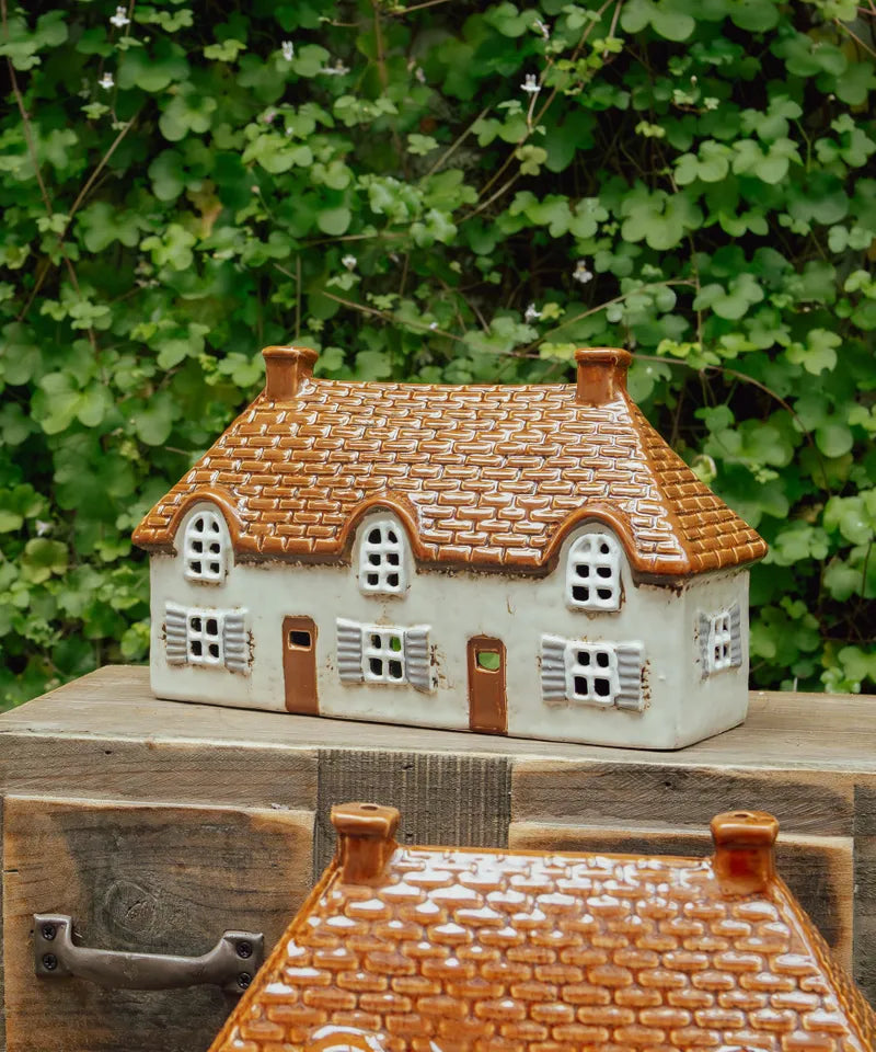 Cotswold Tea Light Cottage  Ivory