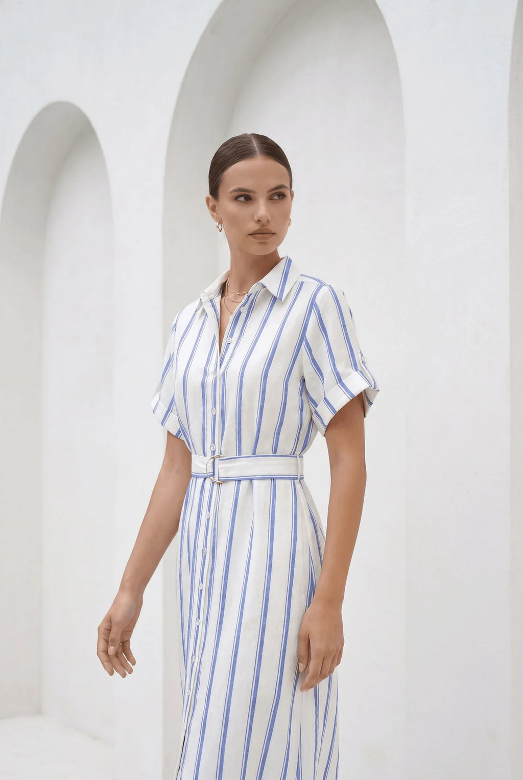 GDS Lyra Linen Dress