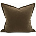 Snugg & Co cushion velvet - olive