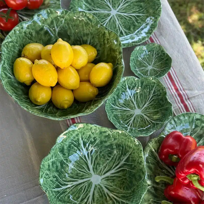 Melamine Cabbage 12cm Snack Bowl - Green