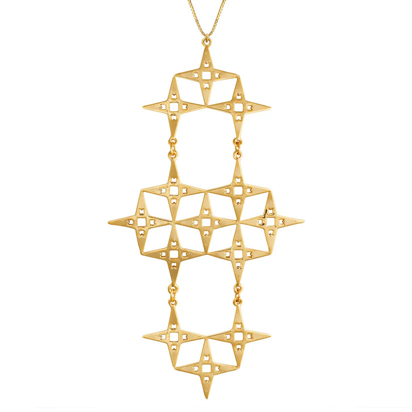 North Star Necklace - Gold