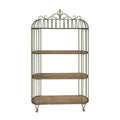 RUSTIC METAL SHELF UNIT
