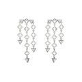 Byzante Earrings - Platinum