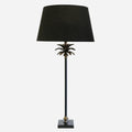 Miami Black & Brass Lamp Base w Shades