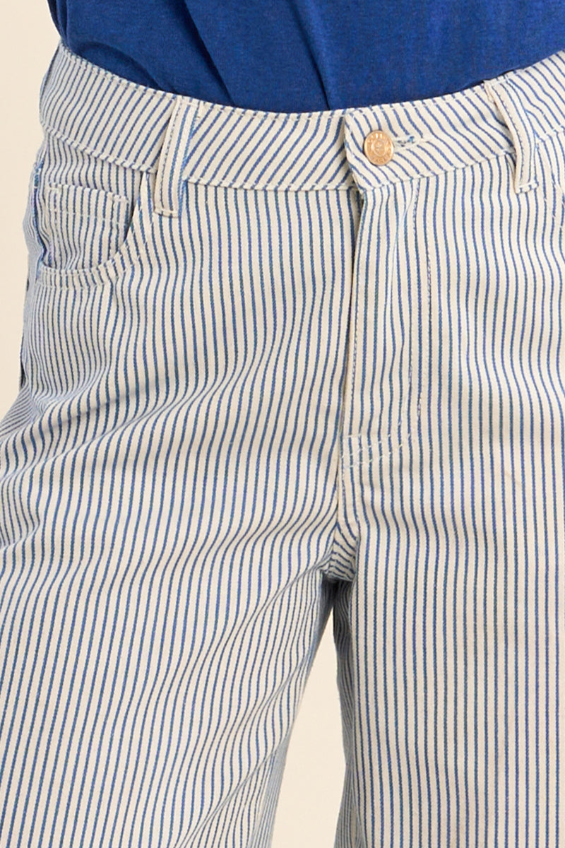 Molly Bracken Woven Pants - Light Blue