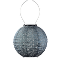 Lantern - Round - 20cm - Grey Blue - Folia