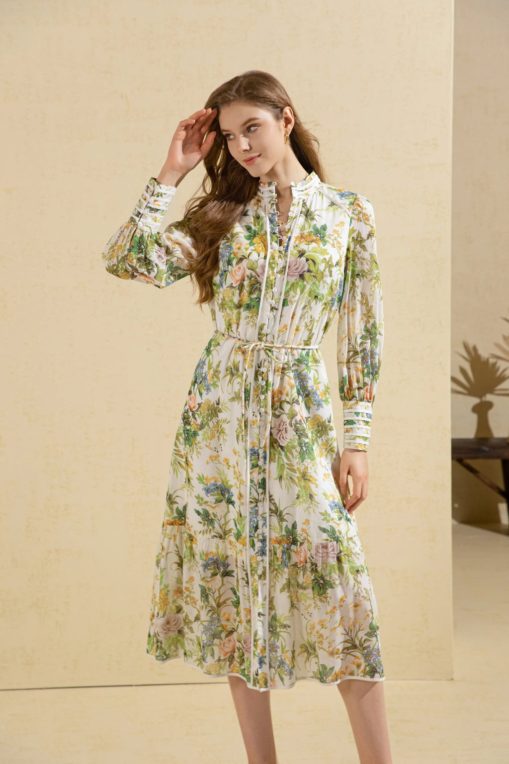 GDS Clothing  Rosita Printed Long Dress