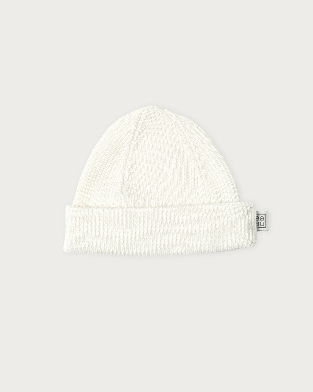 Merino Rib Hat - Cream - 0-6 mos