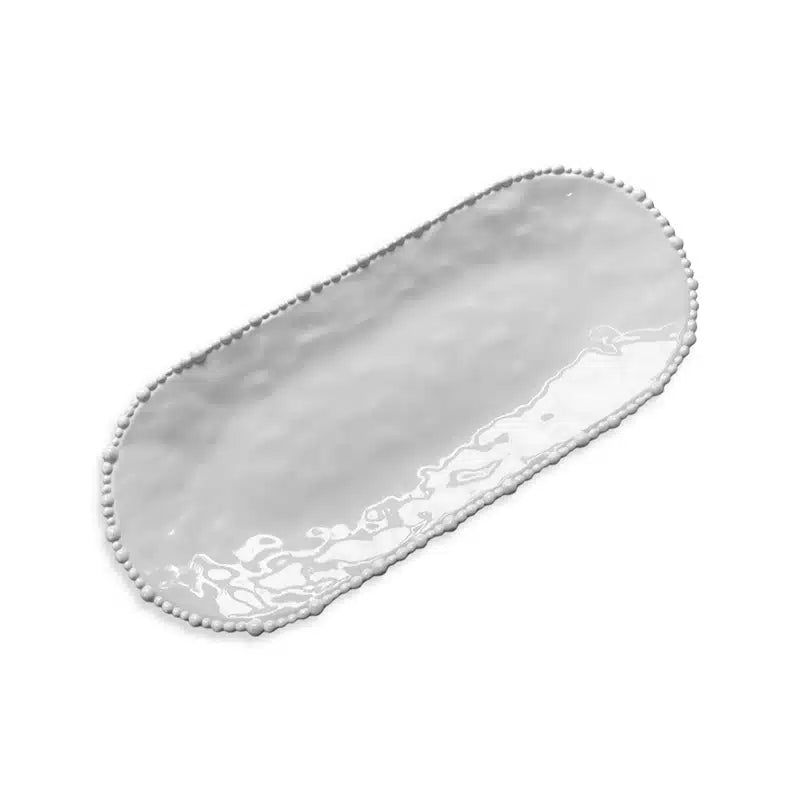 Melamine Pearl Platter - Sand