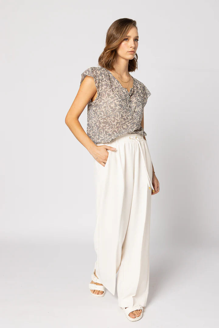 Tea Time Top - Silver Cloud 12