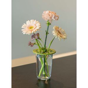 Flower arranging disk medium green