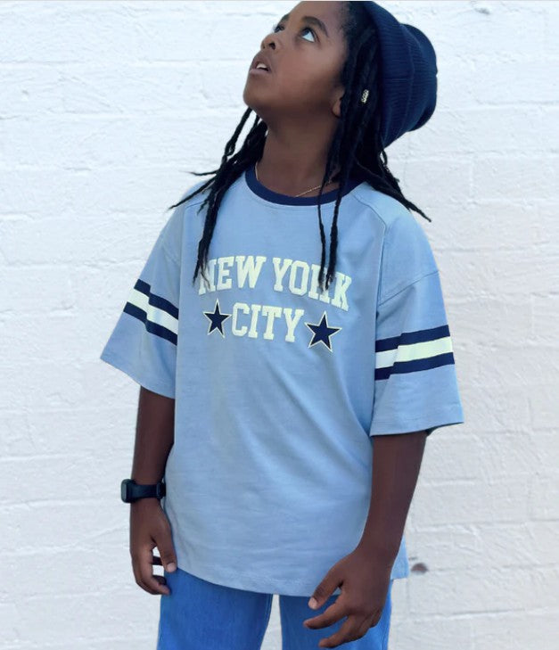 Milky The New York Tee - Blue