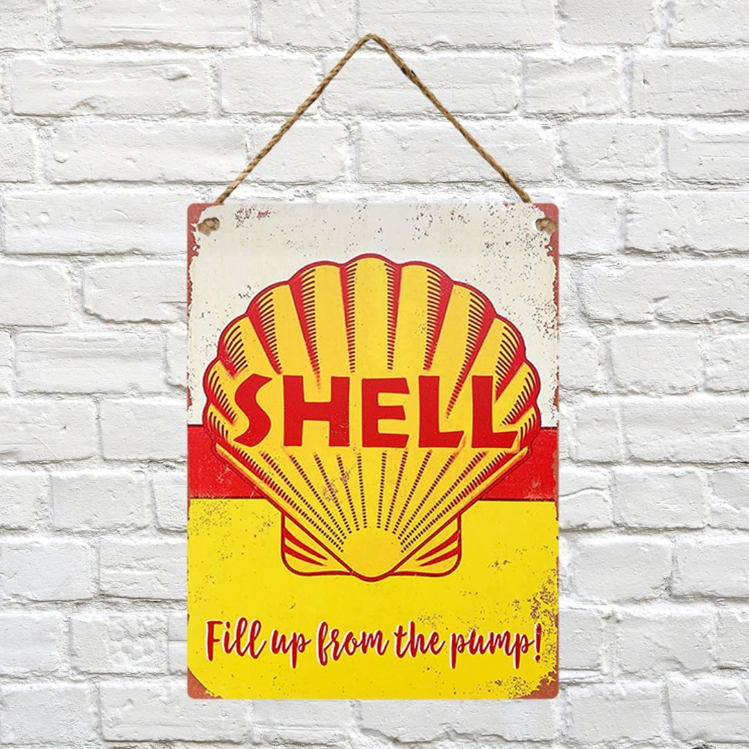 Sign Shell Fill Up  30x40