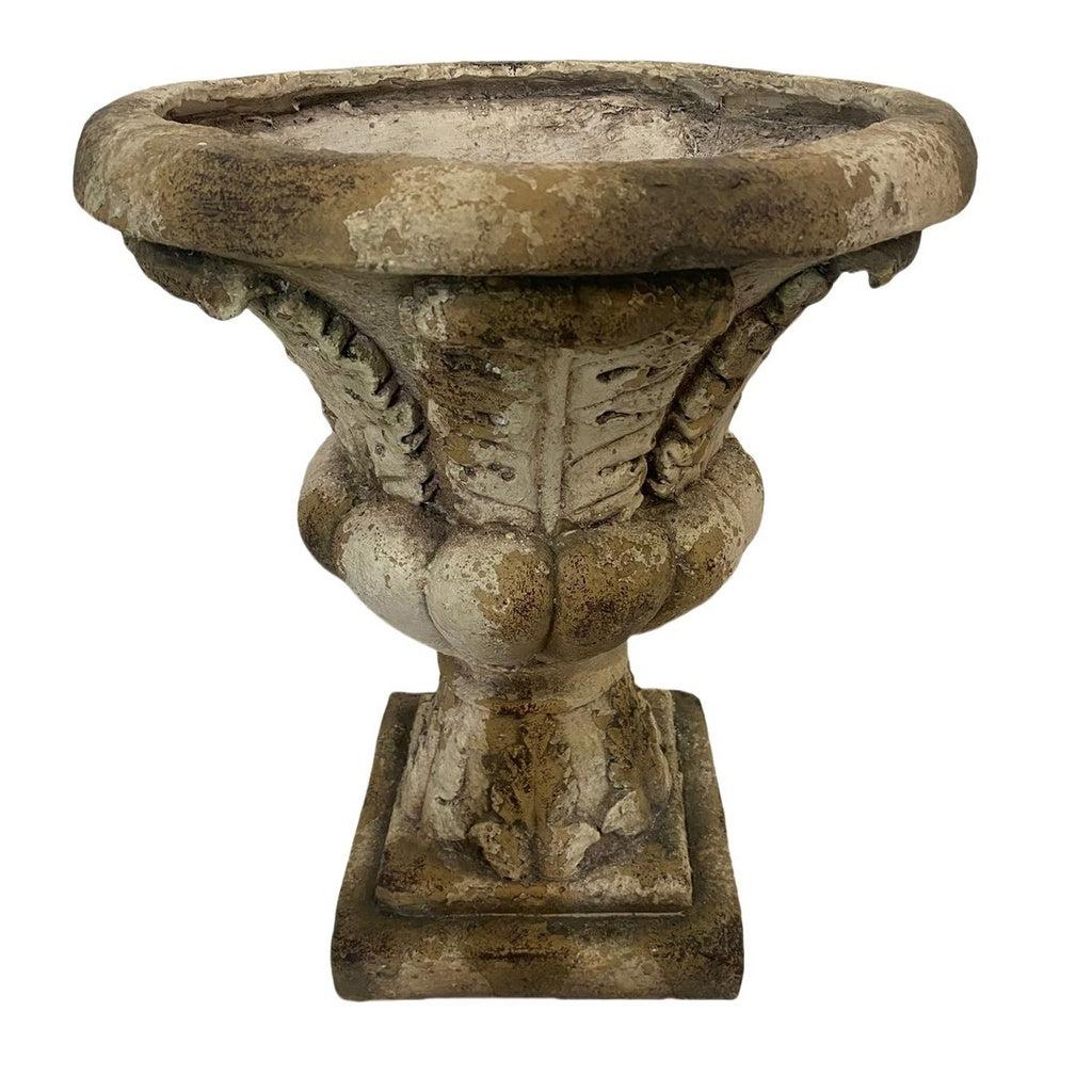 URN  INDOOR & OUTDOOR - ANTIQUE MARBLE MAGNESIA COMPOSITE