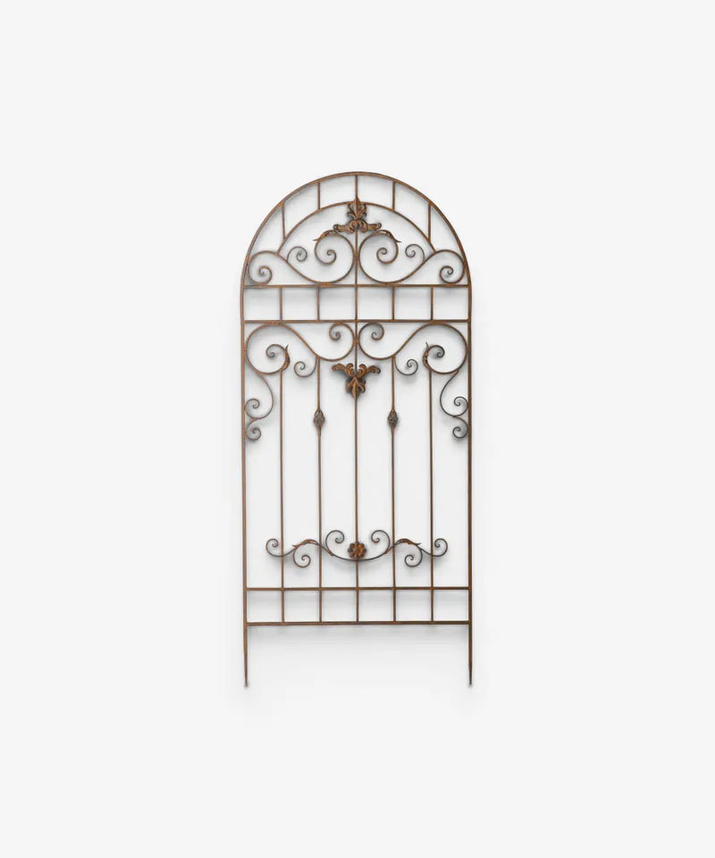 Eden Arched Scroll garden panel