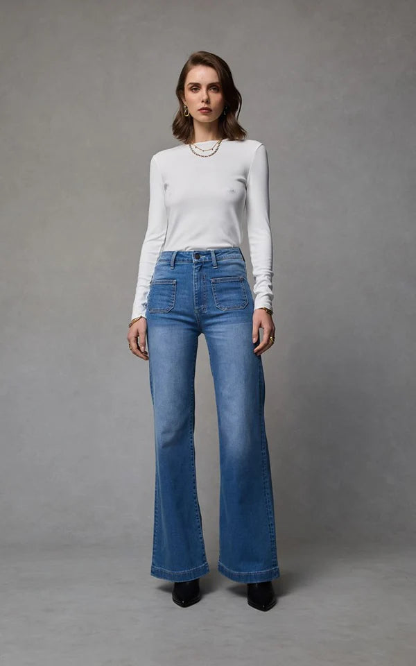 Dri Cooper Indy Rodeo Wide Leg Jeans