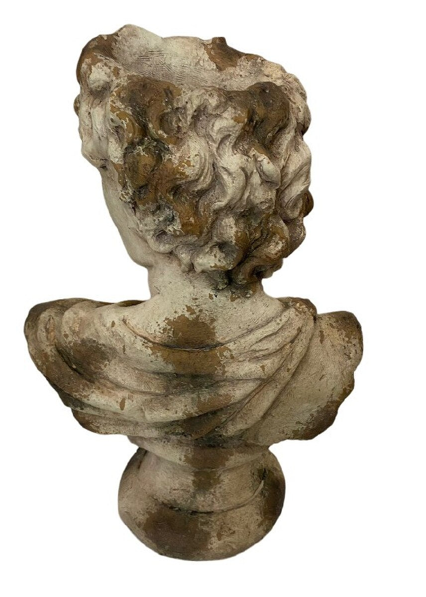 DAVID BUST - INDOOR & OUTDOOR - ANTIQUE MARBLE MAGNESIA COMPOSITE