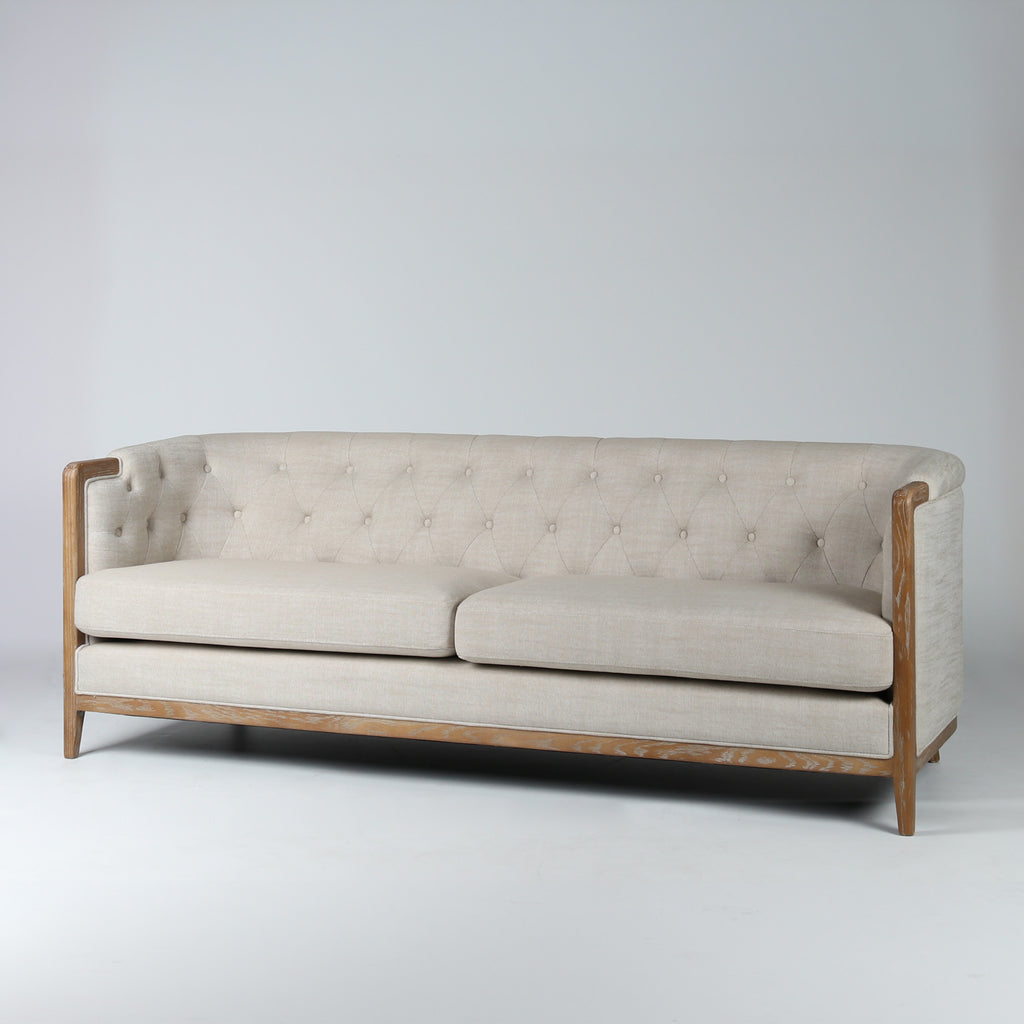 Cove wood - Linen Look sofa