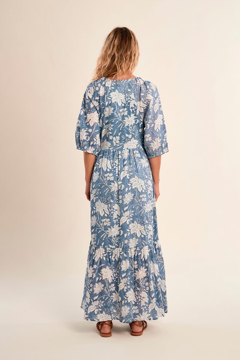Molly Bracken Woven Dress Blue Diviya