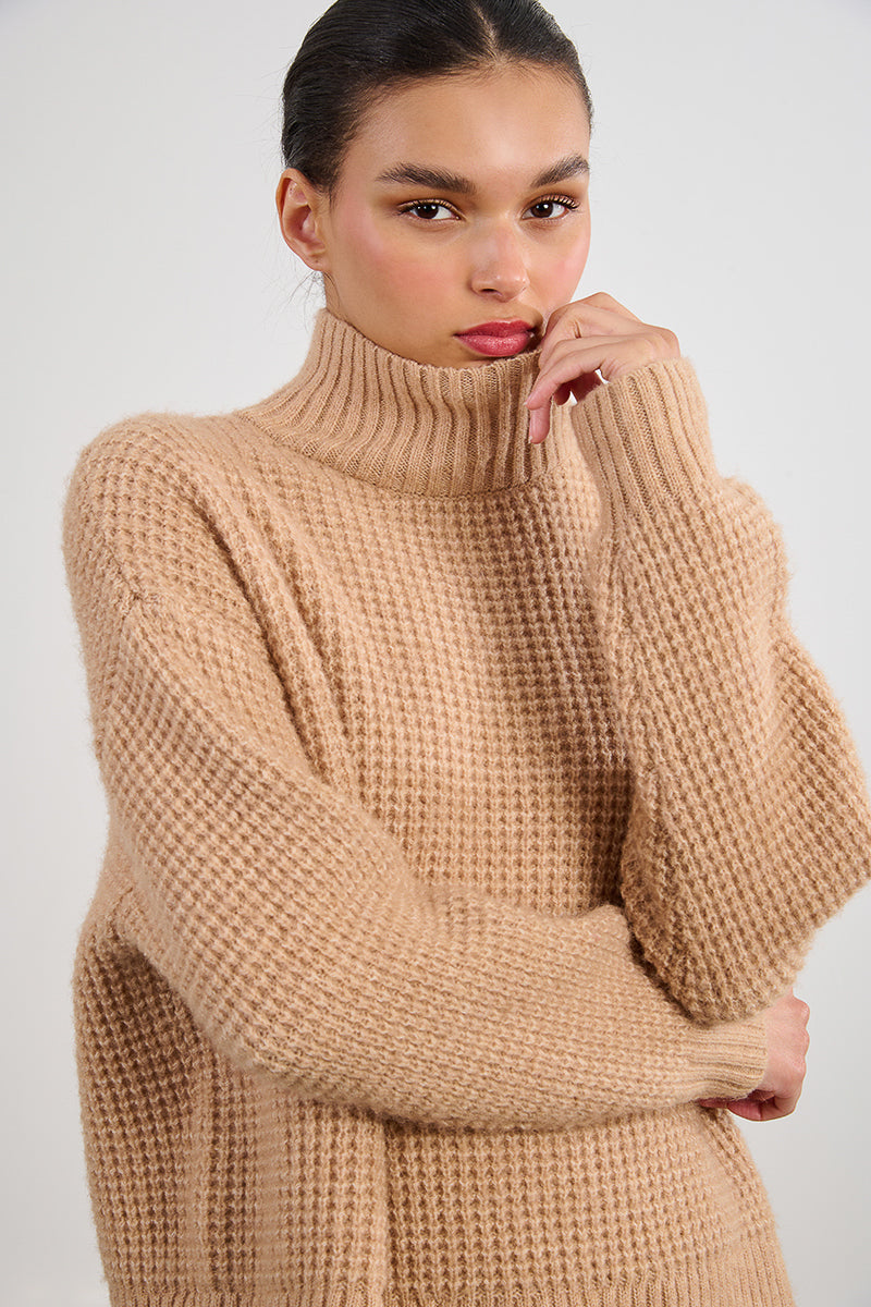 Lili Sidonio Knitted Sweater - Beige