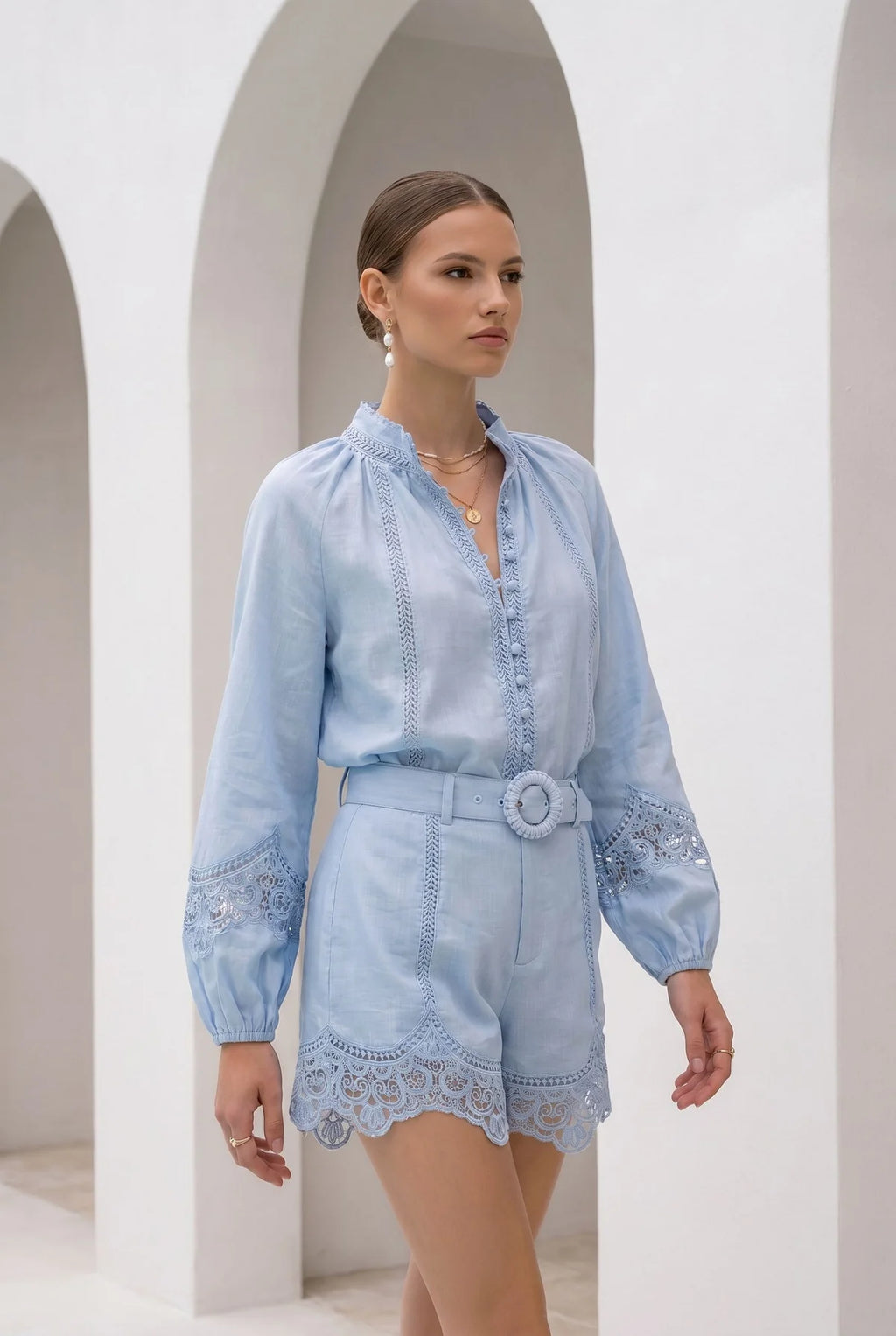 GDS Meissen Linen Blouse