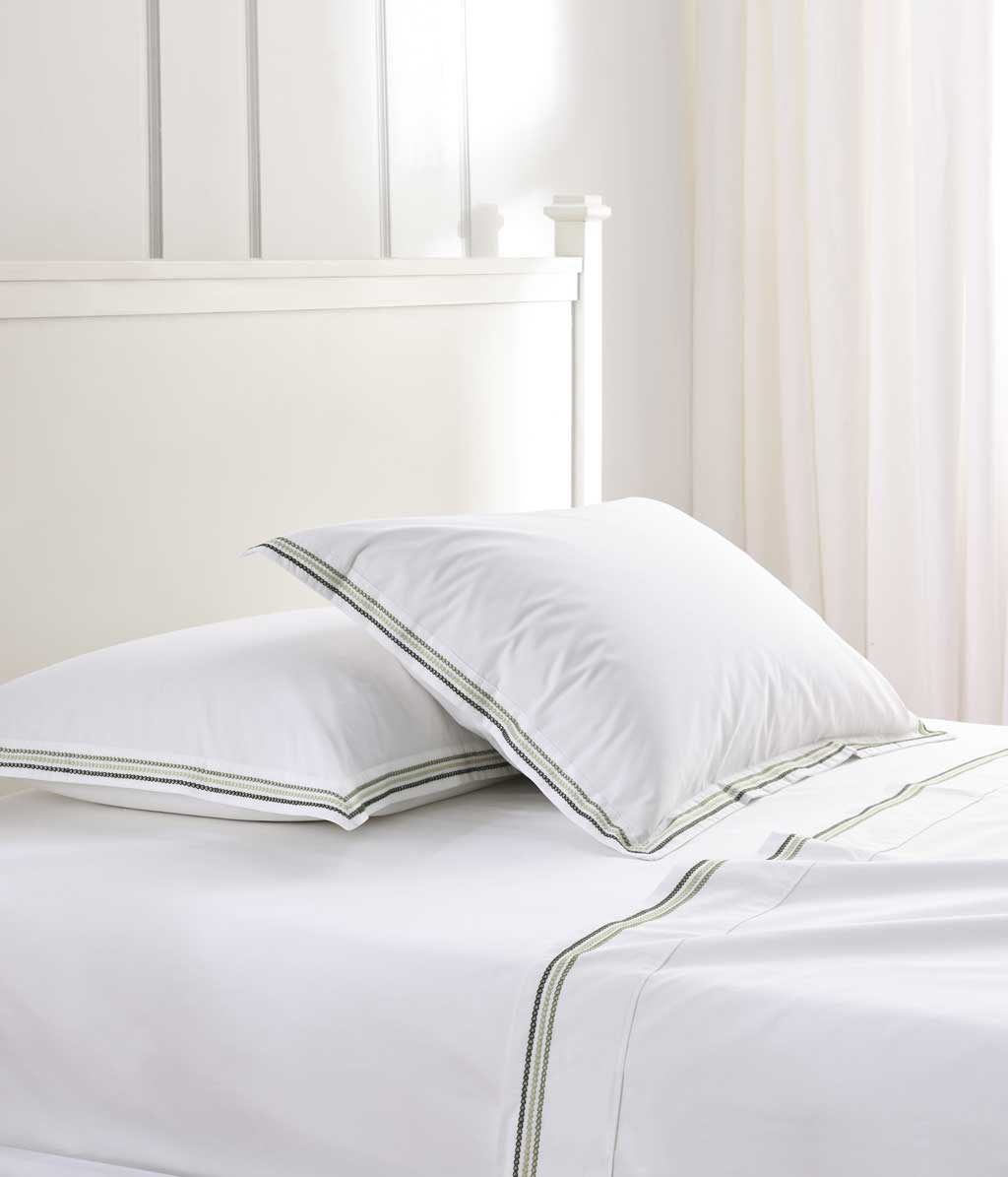 Medea pillowcase set green 50x75