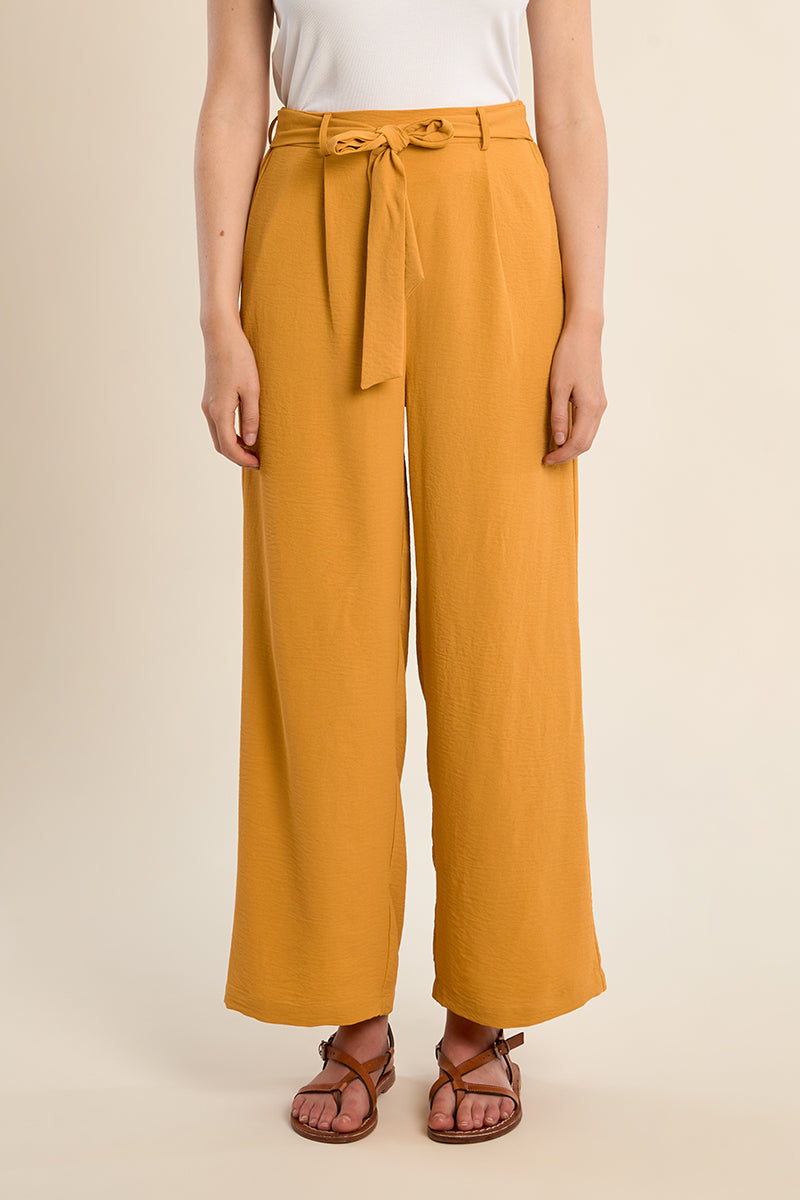 Molly Bracken Woven Pants - Mango Yellow