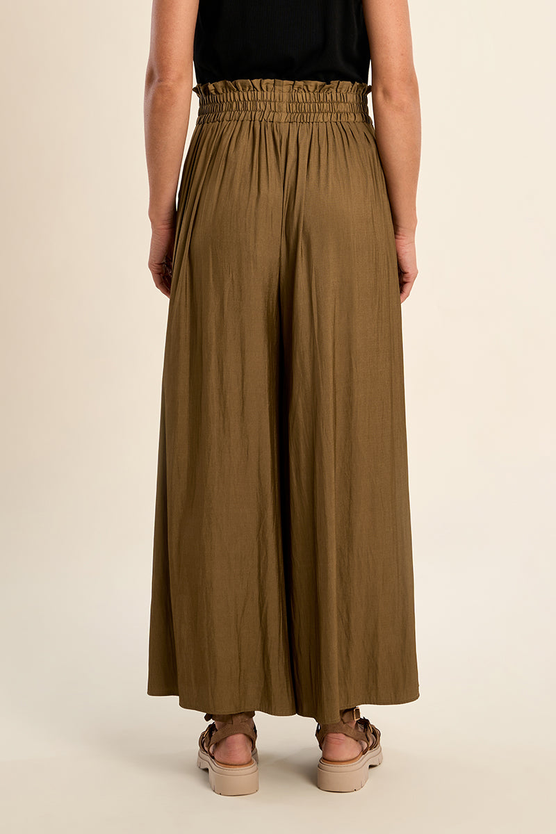 Molly Bracken Woven Pants - Khaki
