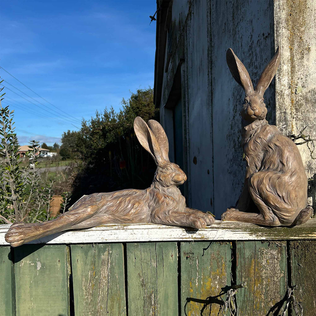 Walnut  Country Hare Standing earth